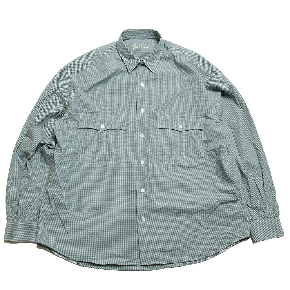 Porter Classic - ROLL UP NEW GINGHAM CHECK SHIRT - PC-016-2213
