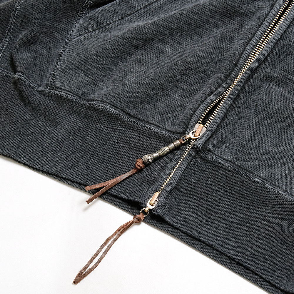 REMI RELIEF - SP finished Zip Hoodie with brushed-lining